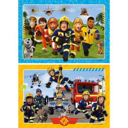 Ravensburger - Puzzle pompierul Sam si prietenii 2x12 piese Ravensburger - 1